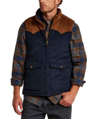 Weatherproof Vintage Men's Western Cord Suede Vest