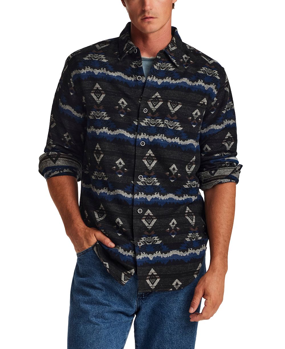 Weatherproof Vintage Men's Southwest Jacquard Overshirt