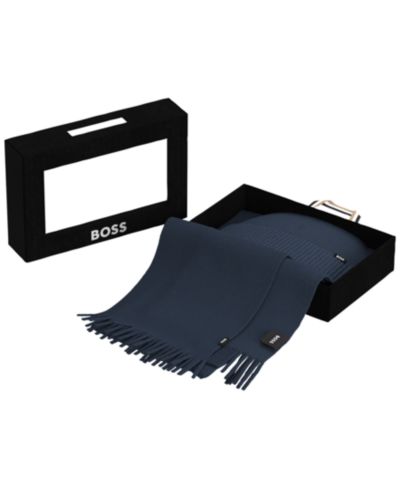 Комплект из кепки и шарфа Hugo Boss Hepico Ribbed