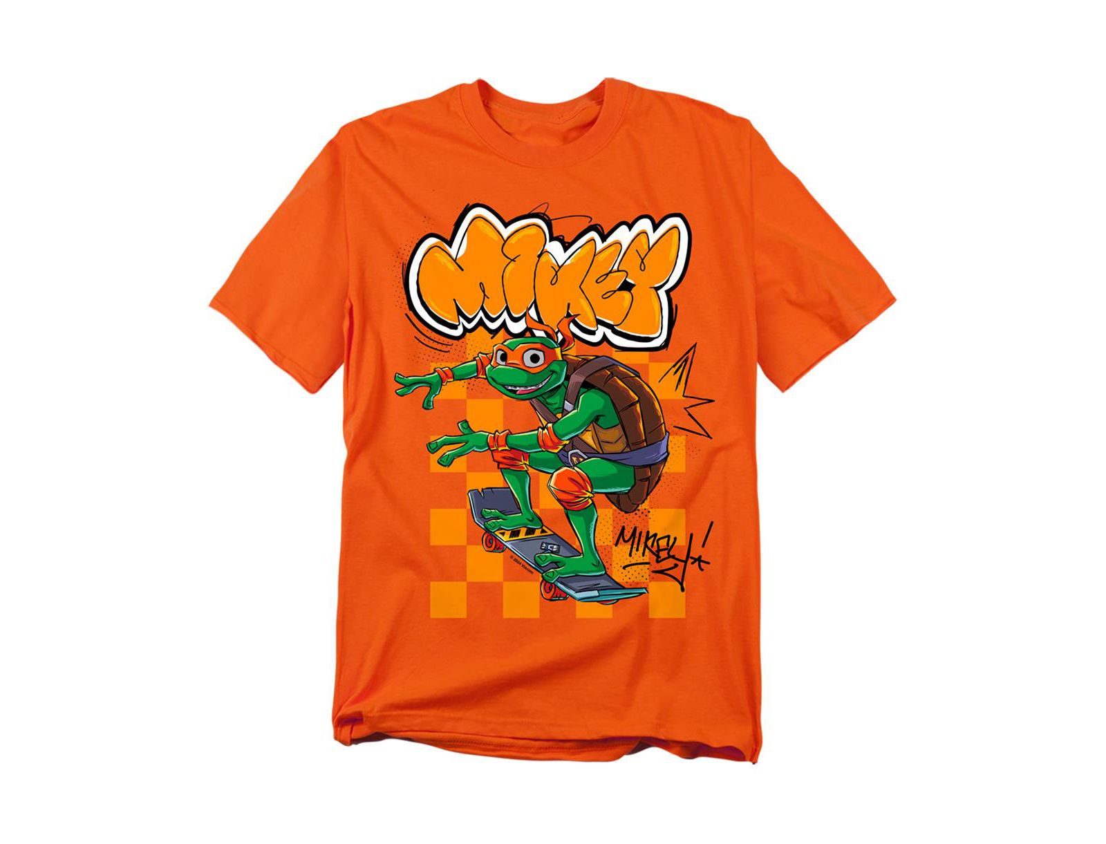 Teenage Mutant Ninja Turtles Big & Tall Tales Of The Mikey Skateboard T-Shirt