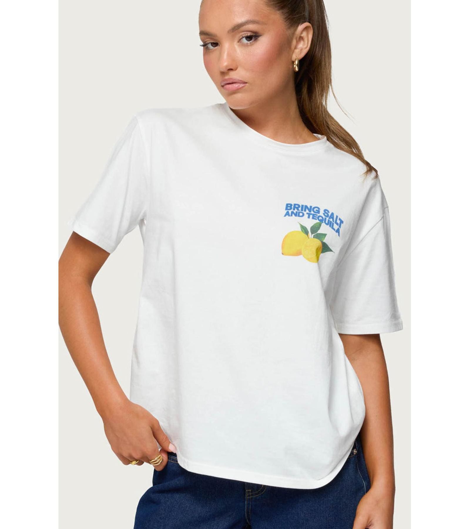 Женский оверсайз T-shirt Edikted Let'S Make Margs