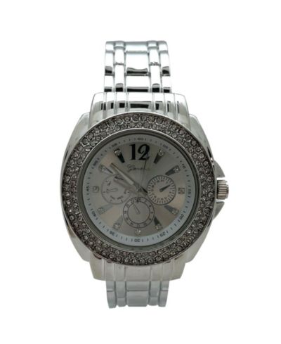 Olivia Pratt Everyday Dress Up Bangle Women Watch, Silver