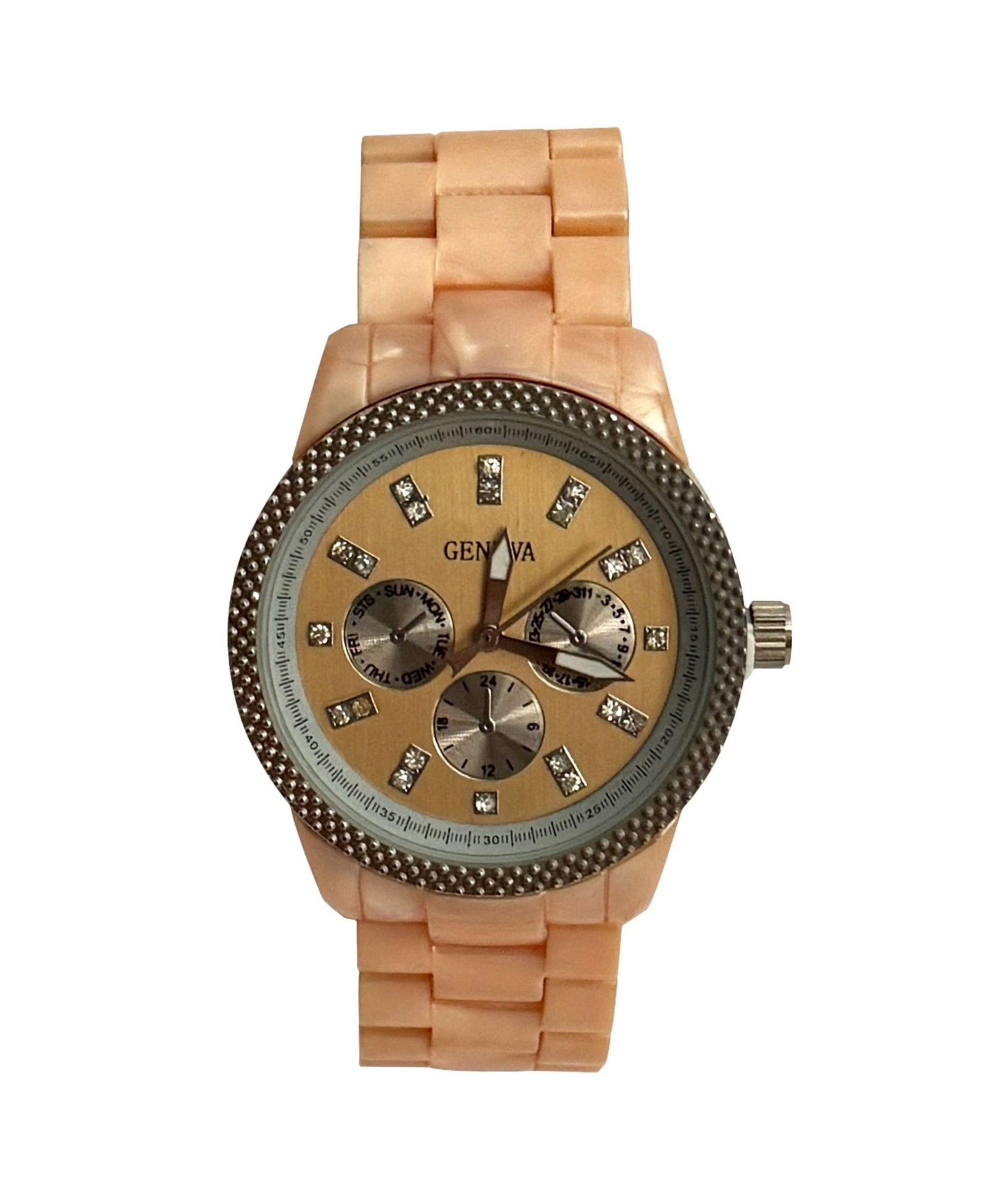 Женские часы Olivia Pratt Rose Tone Tortoise Acrylic Band