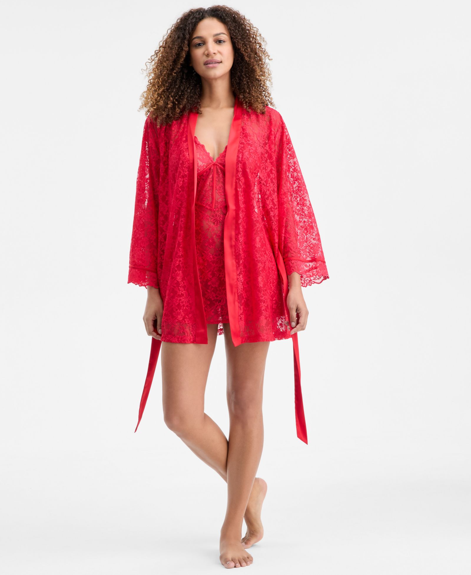 Женский халат I.N.C. International Concepts Stretch Lace Wrap