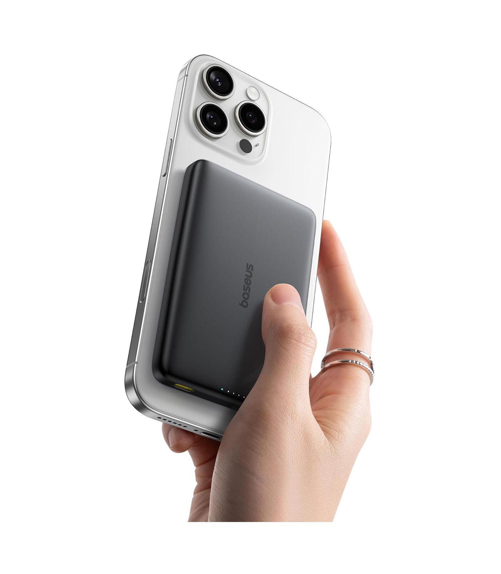 Портативный беспроводной внешний аккумулятор Baseus Picogo Magsafe, 10000mAh, 27W