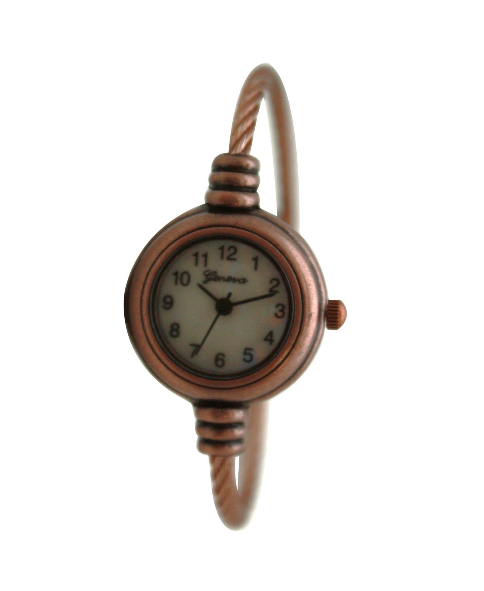 Женские часы Olivia Pratt Copper Thin Swirl Delicate Bangle