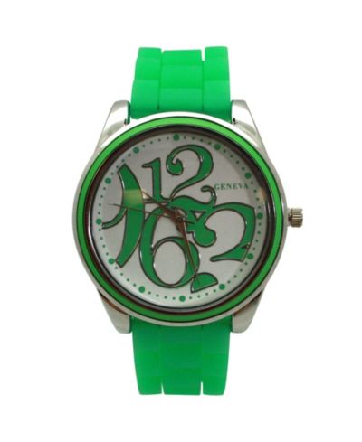 Olivia Pratt Женские часы с крупным круглым циферблатом Lime Green