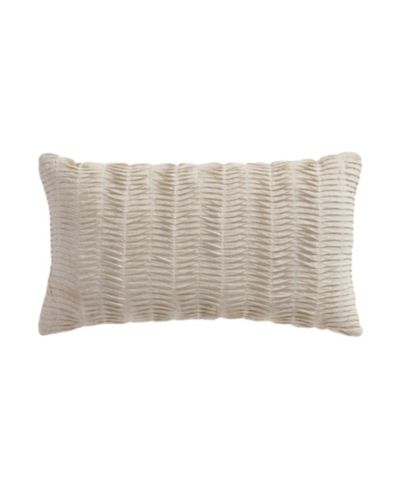 Levtex Spencer Plaid Textured Decorative Pillow, 12" x 22"