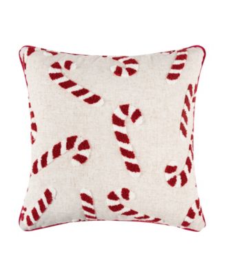 Levtex Gingerbread Village Embroidered Decorative Pillow, 18" x 18"
