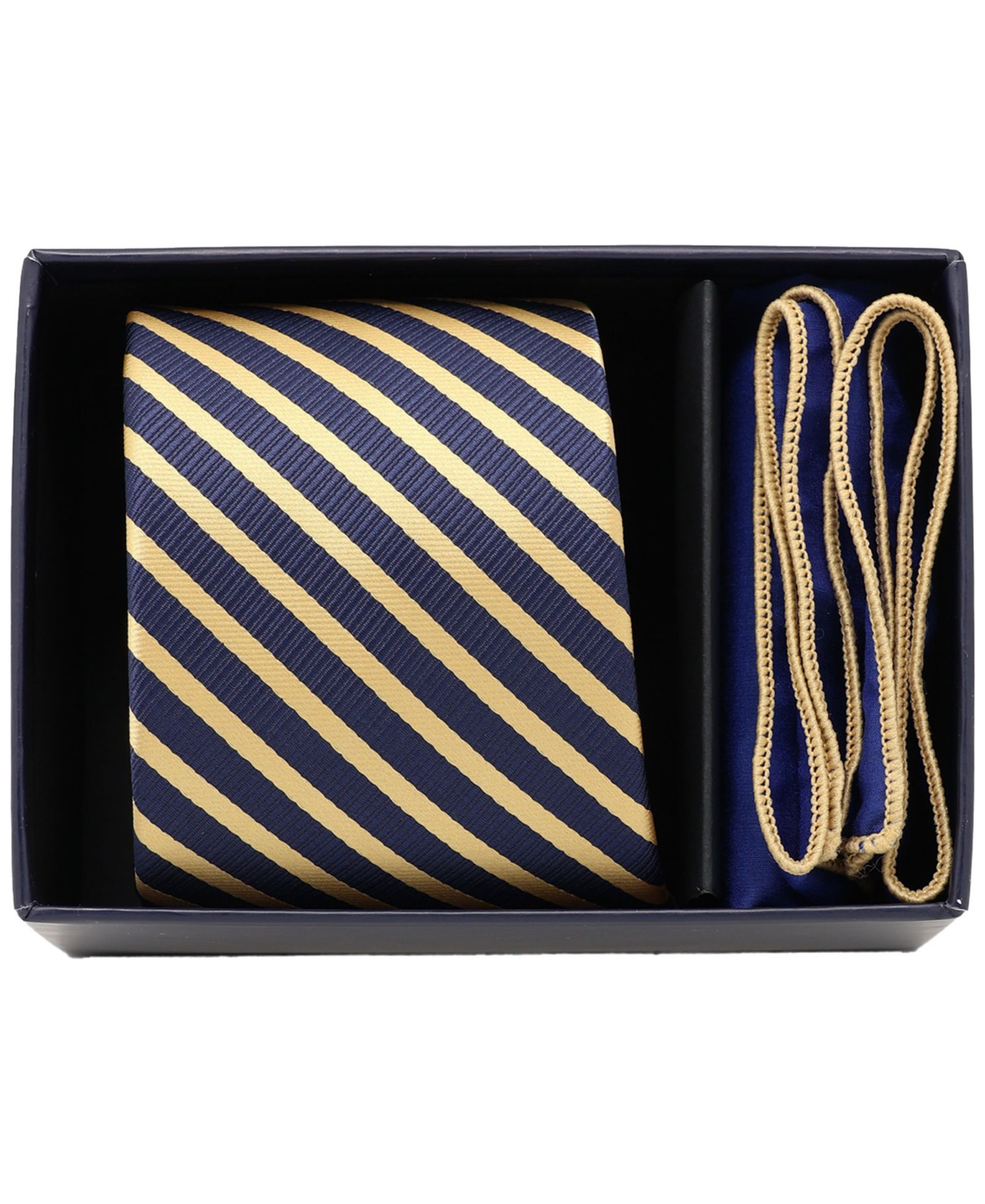 Ben Sherman Мужской 2-Piece Stripe Tie and Pocket Square Set