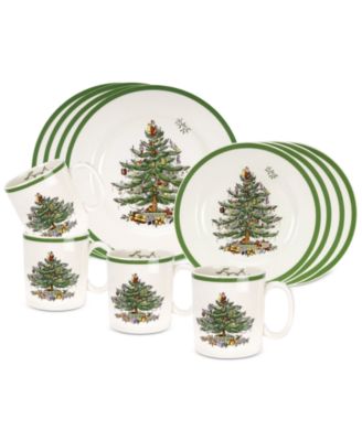 Spode Christmas Tree 12 Pc. Dinnerware Set, Service for 4