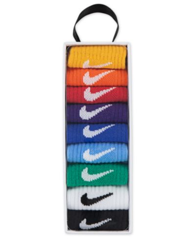 Nike Boys' and Girls' 0M-4T Gift Set Socks, 9-Pack