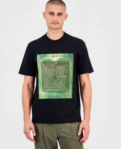 HUGO by Hugo Boss Men's Dabryn Relaxed-Fit Printed T-Shirt