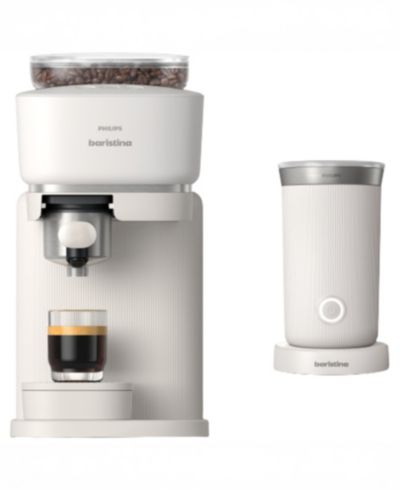 Philips Baristina Automatic Espresso Machine and Milk Frother Bundle