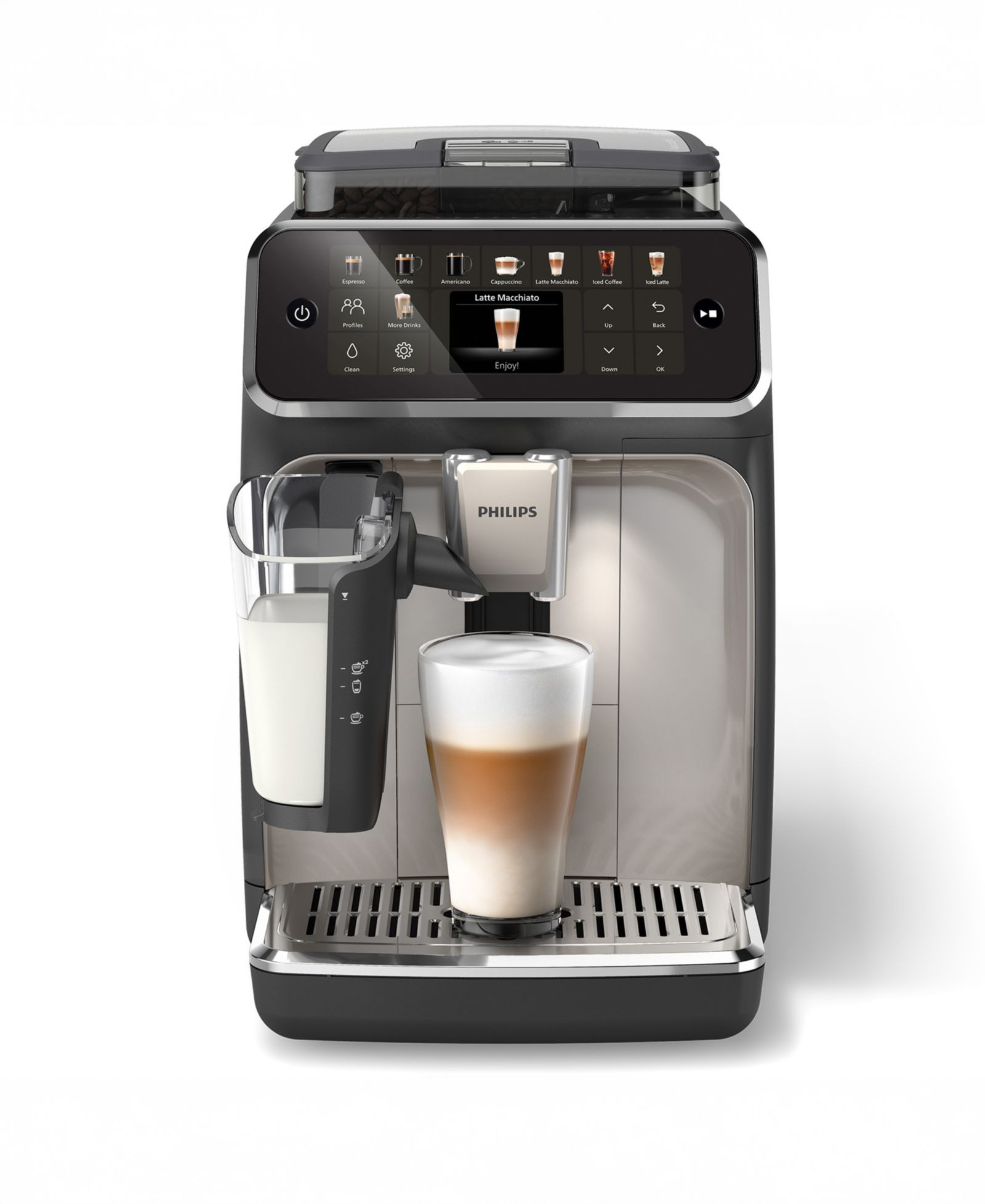 Philips 5500 Fully Automatic Espresso Machine with LatteGo Milk Frother