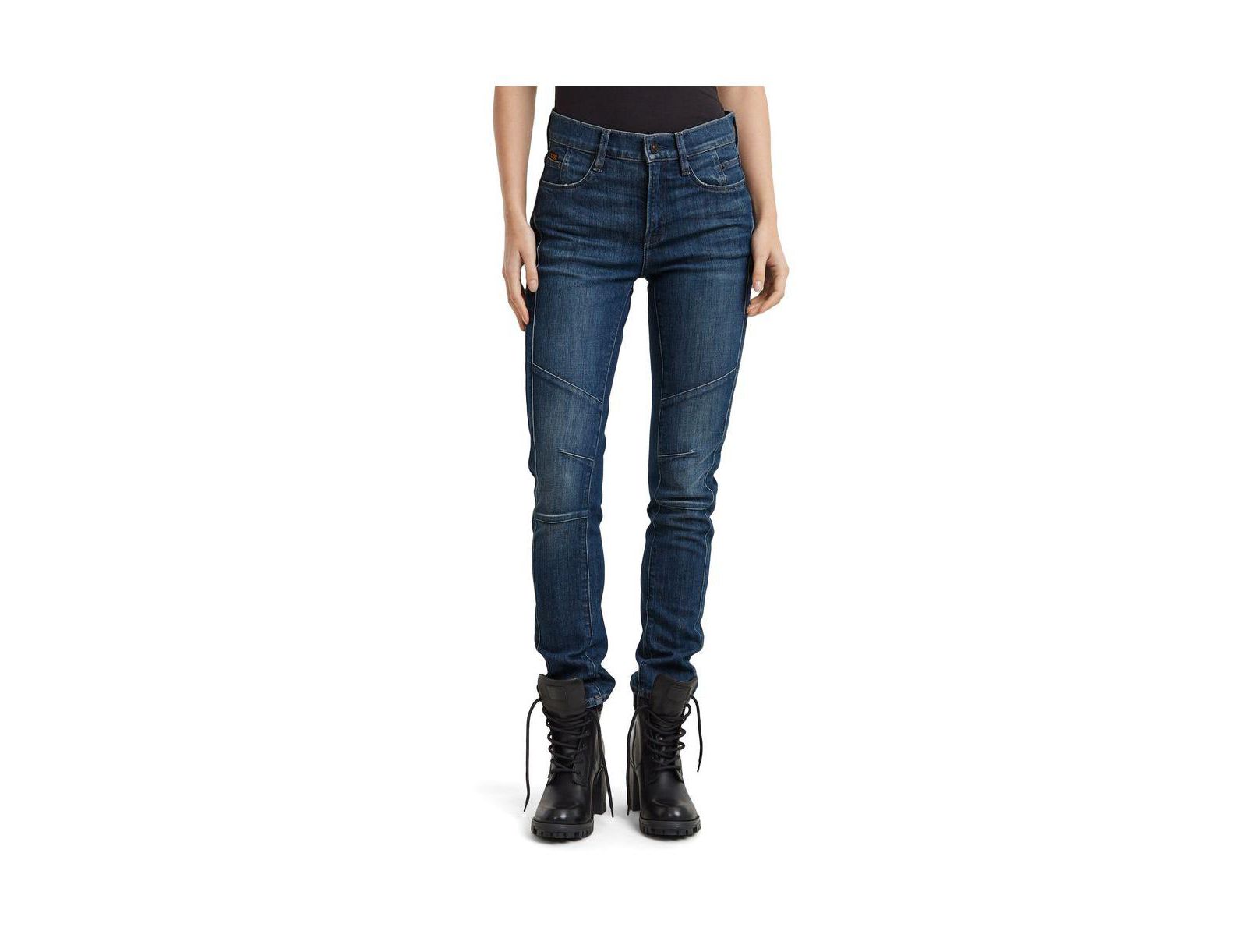 G-Star Women's Ace 2 Biker Slim Straight Jeans