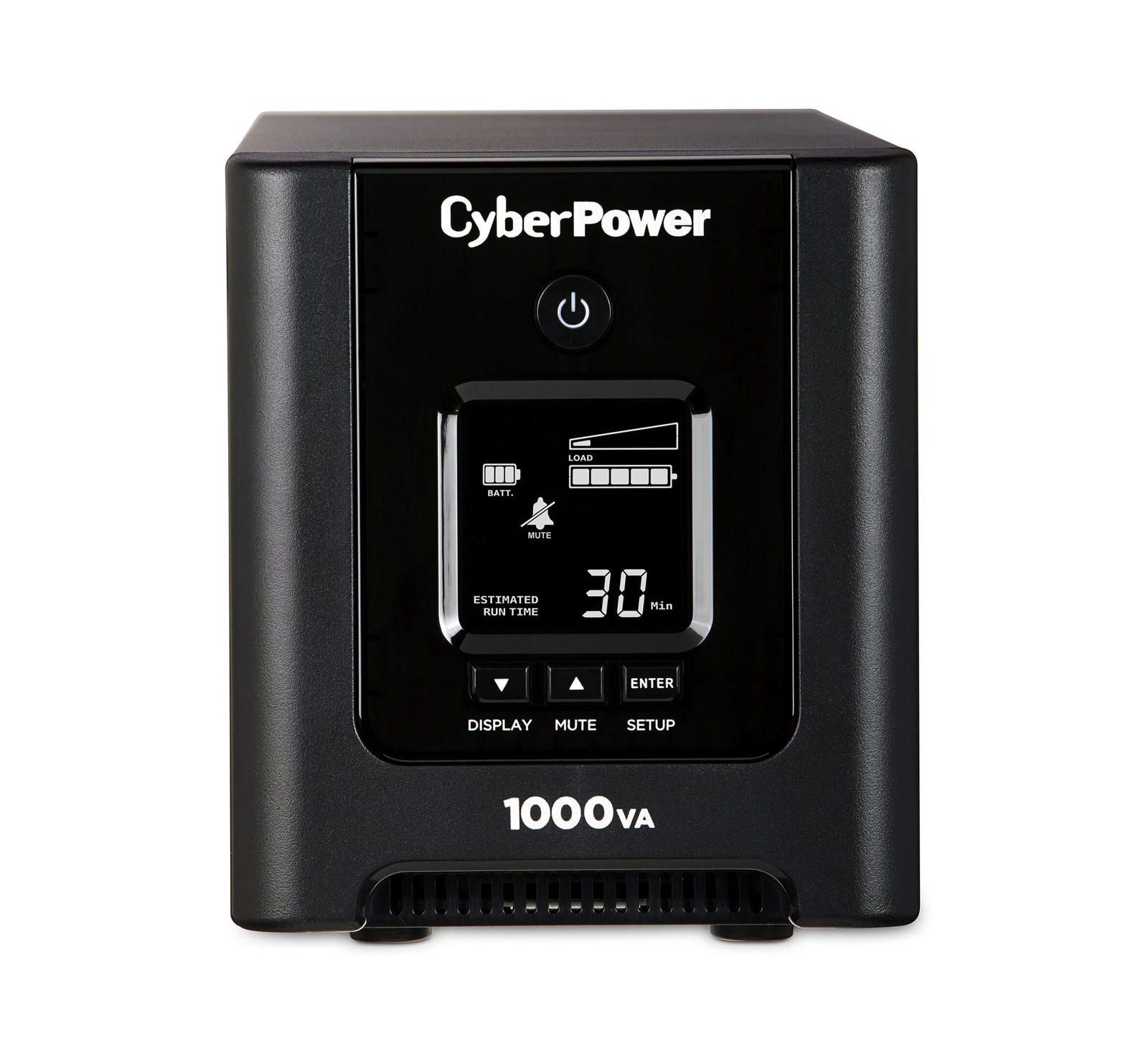 ИБП CyberPower OR1000PFCLCD 1000VA/700W PFC Sinewave Mini-Tower, 8x NEMA 5-15R