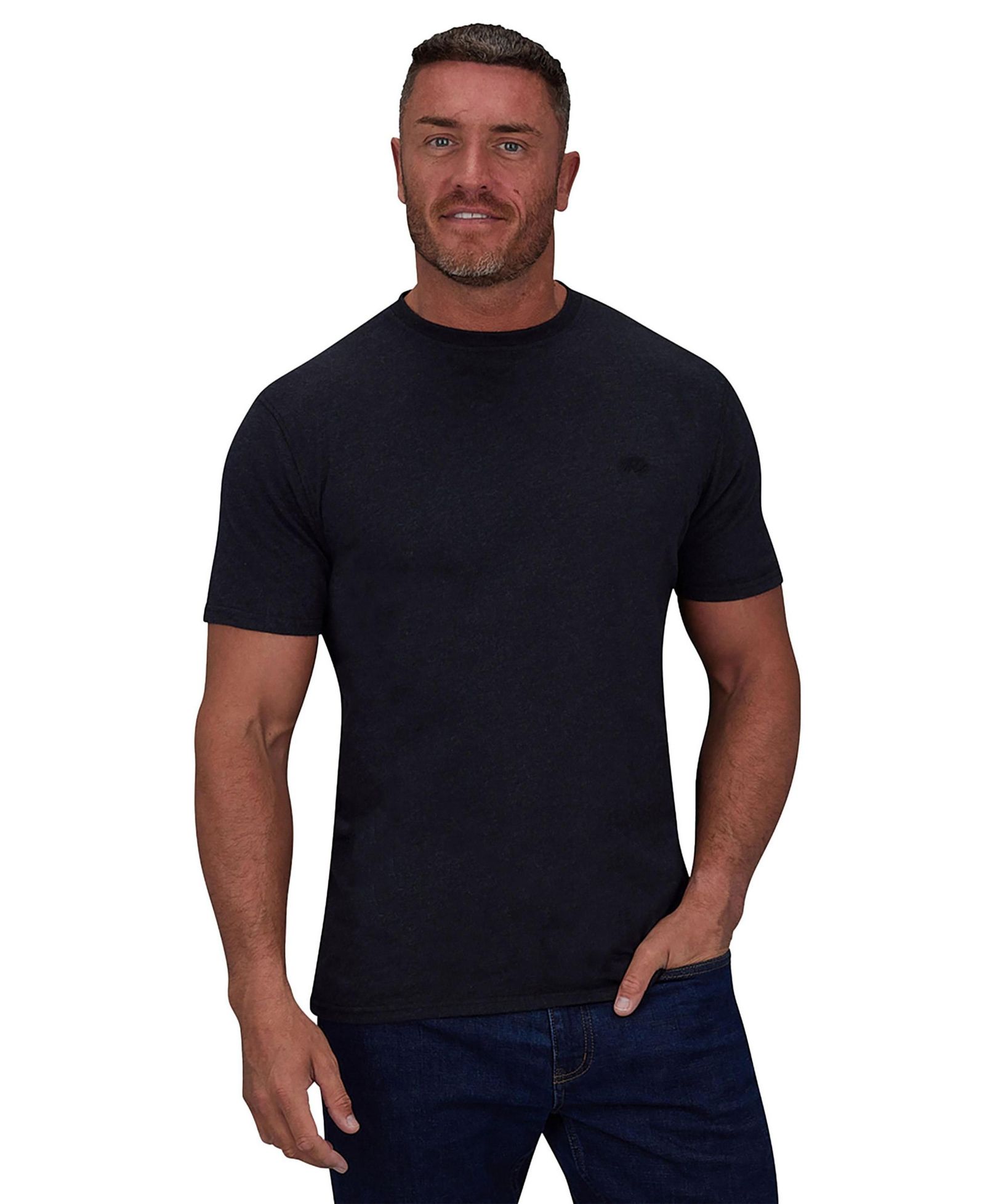 Raging Bull Men's Classic Crew Neck Logo T-Shirt