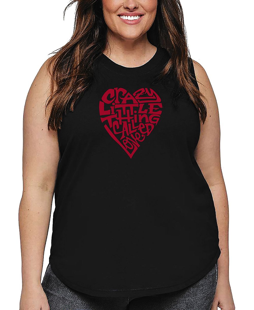 La Pop Art топ-майка Plus Size Crazy Little Thing Called Love