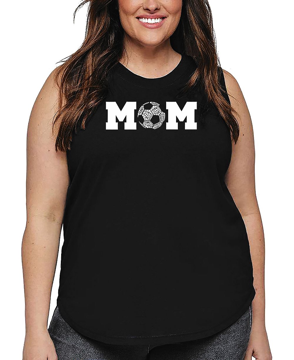 La Pop Art Plus Size майка Soccer Mom с принтом