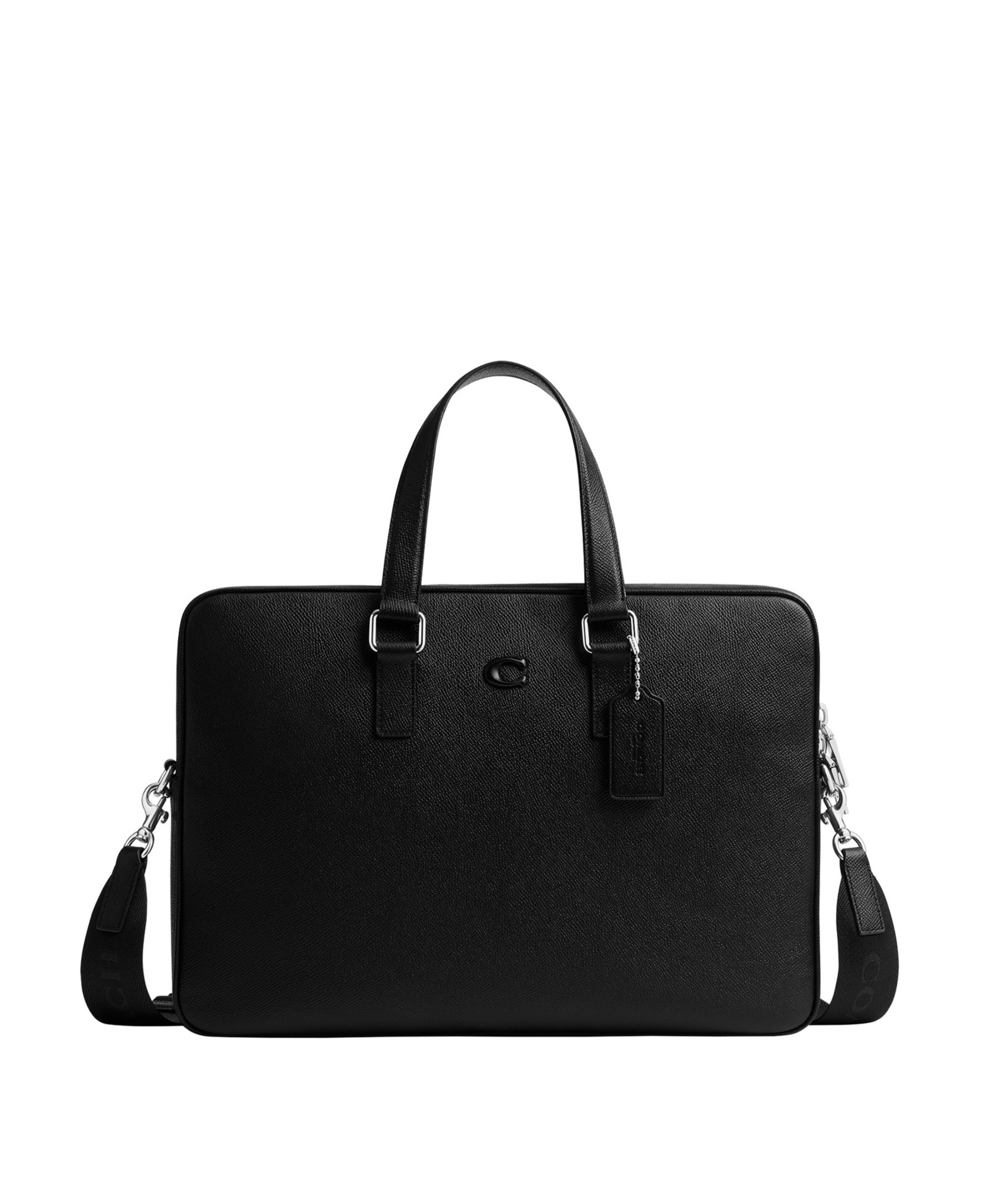 COACH Men's Caden Brief Crossgrain Leather Bag