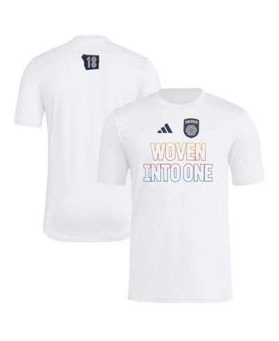 Adidas Men's White San Diego FC 2025 Jersey Hook AEROREADY T-Shirt