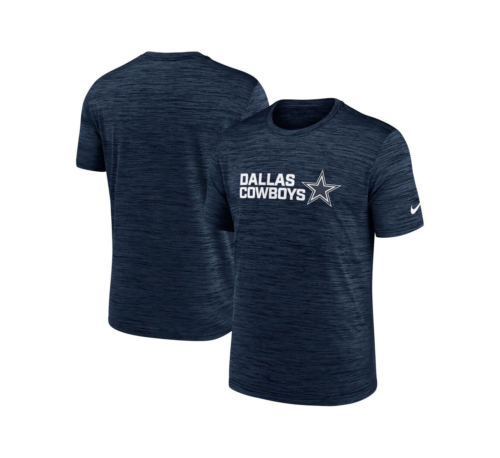 Мужская спортивная футболка Nike Navy Dallas Cowboys Big & Tall Primetime Reverse Play Velocity Performance
