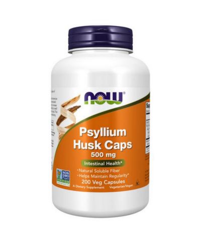 NOW Foods Psyllium Husk ,500 mg ,200 Caps