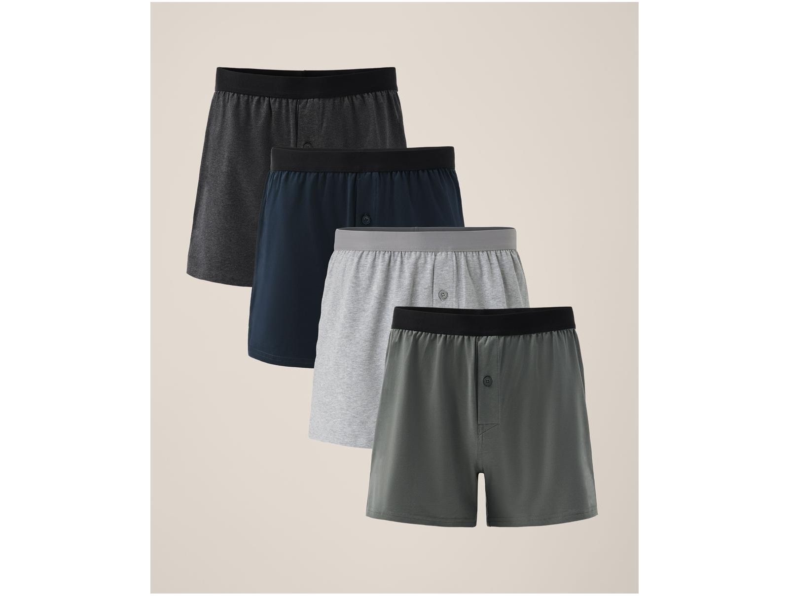 Pact Everyday Knit Boxer 4-Pack