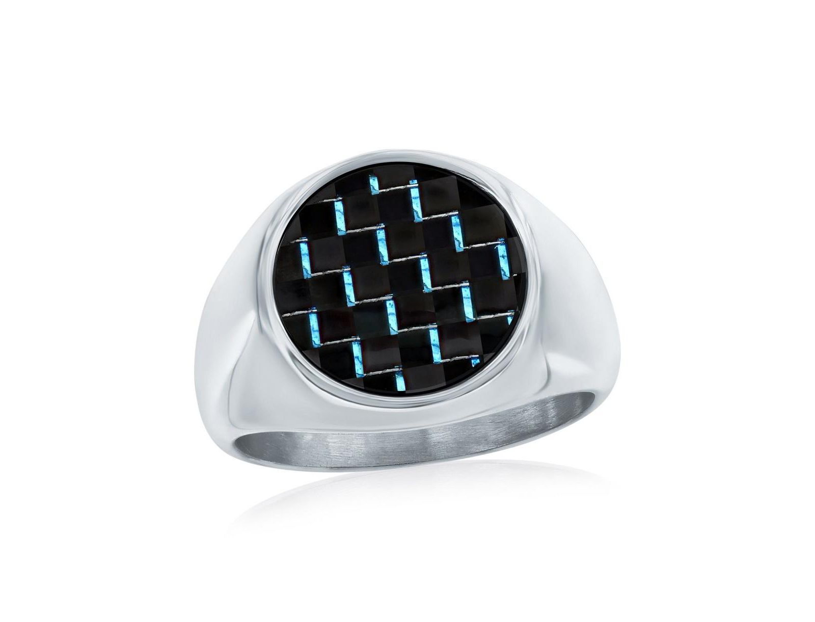 Stainless Steel, Carbon Fiber Ring