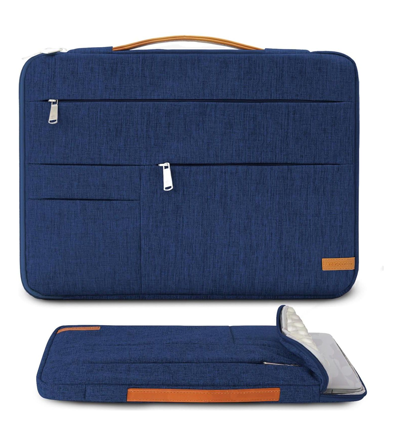 14 inch Laptop Sleeve Bag, Slim Shockproof Handbag, Computer Carrying Case Cover Compatible with MacBook Air/Pro,Acer Asus Dell HP Blue