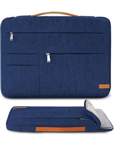 14 inch Laptop Sleeve Bag, Slim Shockproof Handbag, Computer Carrying Case Cover Compatible with MacBook Air/Pro,Acer Asus Dell HP Blue