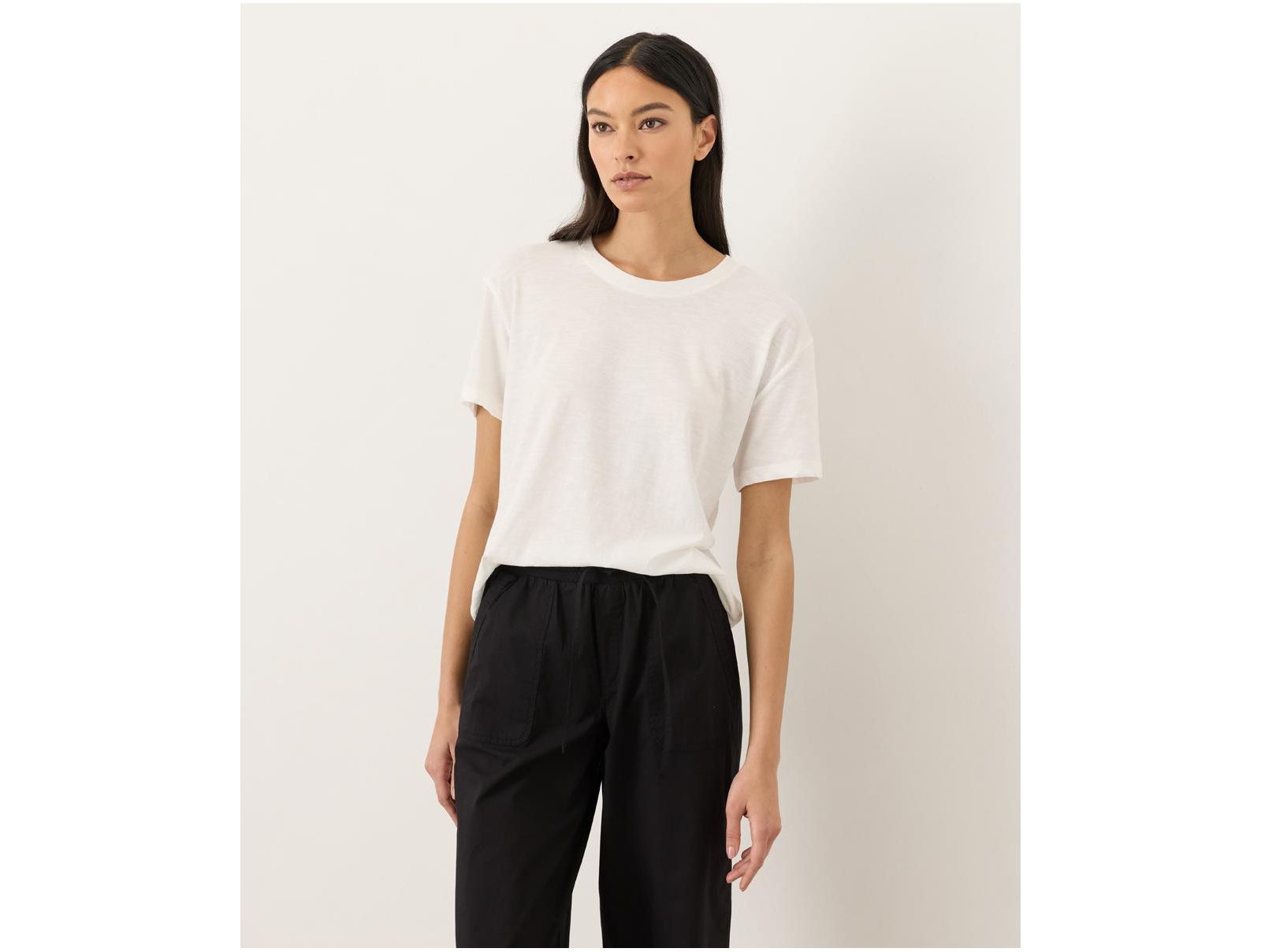 Pact Women's Organic Cotton Featherweight Slub Relaxed Tee