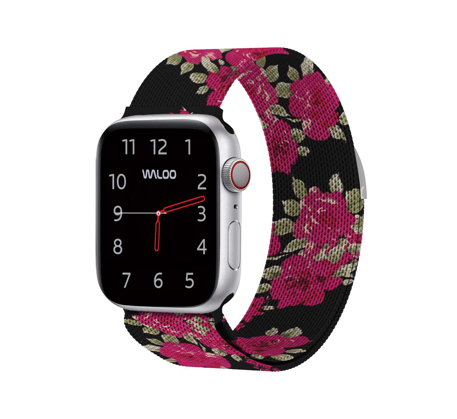 Waloo Floral Magnetic Mesh Replacement Band for Apple Watch