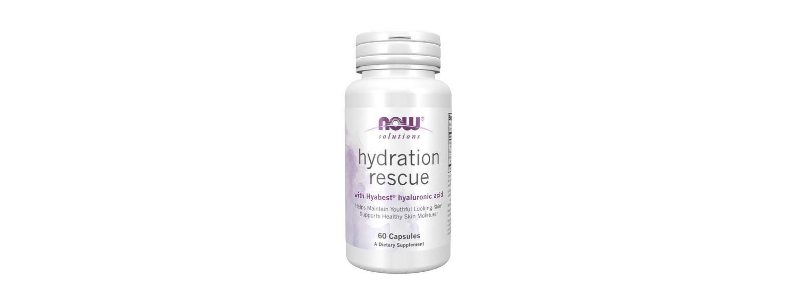 NOW Foods Hydration Rescue (Hyaluronic Acid), 60 вегетарианских капсул