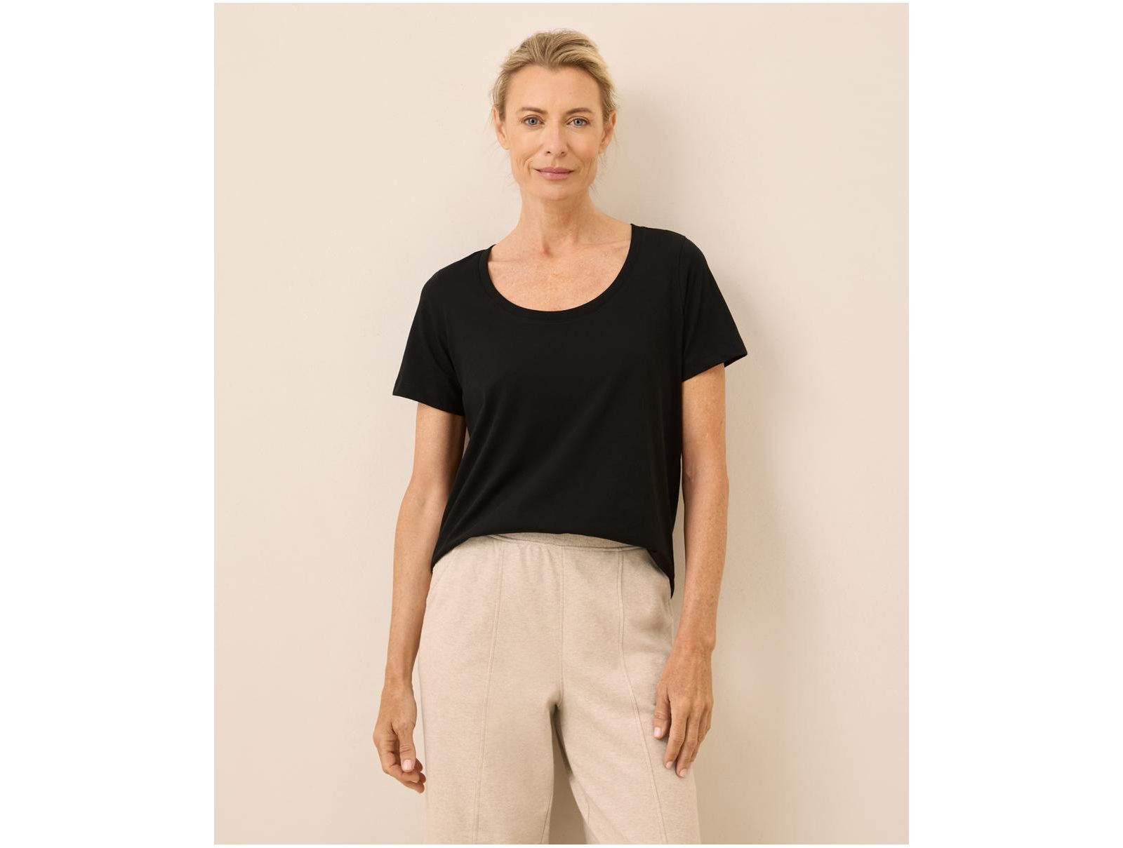 Pact Organic Cotton Softspun Scoop Neck Tee