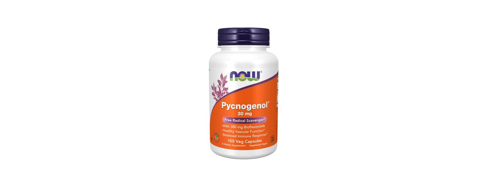 NOW Foods Pycnogenol, 30 Mg, 150 растительных капсул