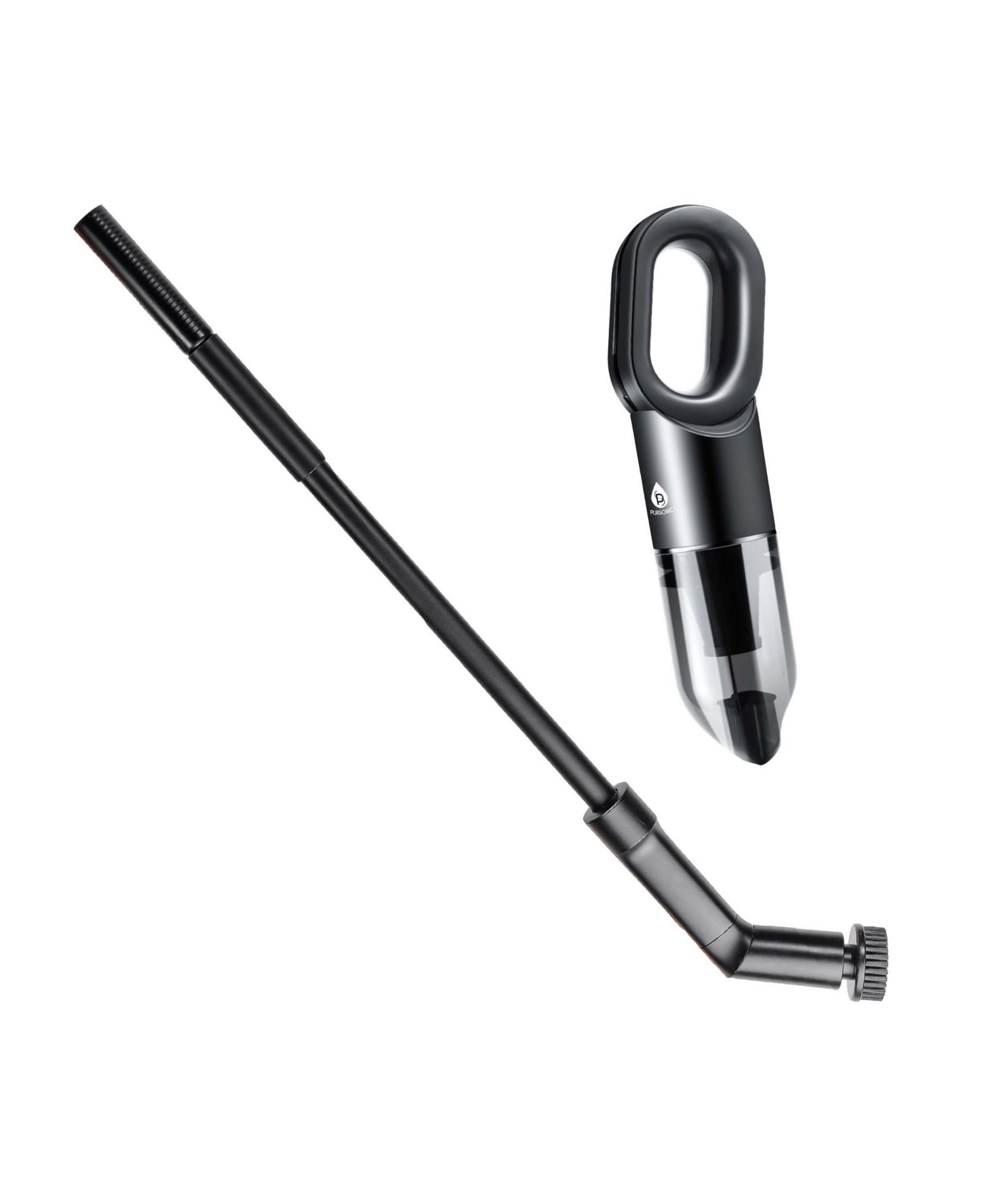 Pursonic CleanMax Duo Bundle USB Rechargeable Cordless Handheld Vacuum Cleaner and Electric Scalable Scrubber Brush