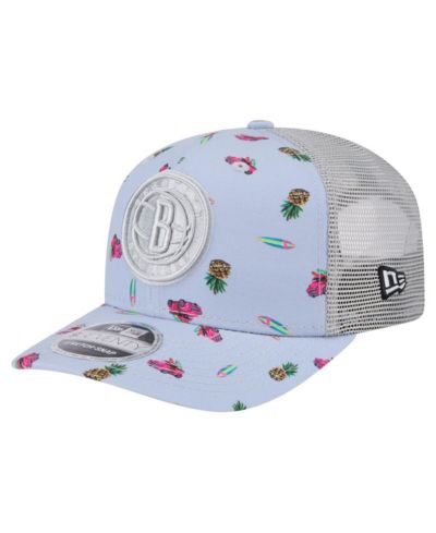 New Era Мужская кепка Brooklyn Nets Adventure Aloha Pattern 9SEVENTY Stretch-Snap