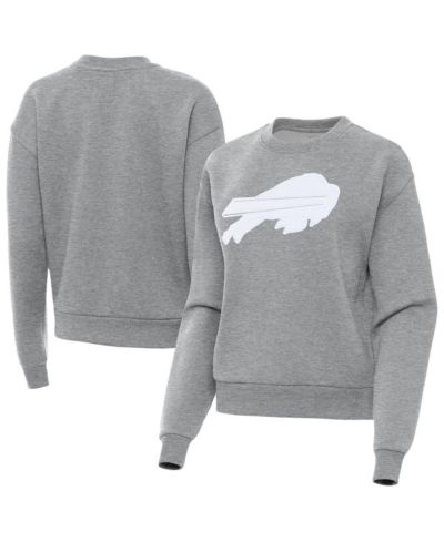 Женская толстовка Antigua Buffalo Bills Victory Pullover, цвет Heather Gray