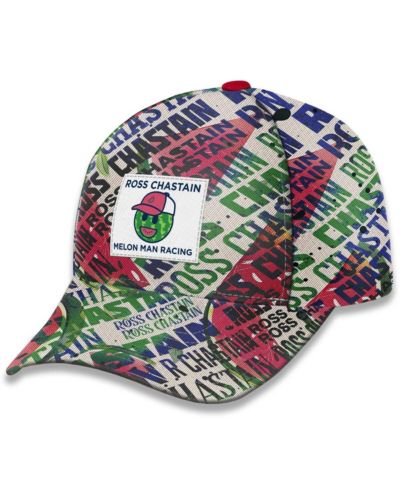 Trackhouse Racing Team Collection Men's White Ross Chastain Sublimated Melon Man Adjustable Hat
