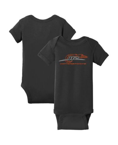 JR Motorsports Official Team Apparel Baby Boys and Girls Black Neon Logo Bodysuit