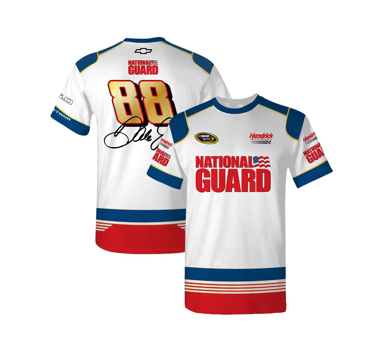Мужская футболка Hendrick Motorsports Team Collection Dale Earnhardt Jr. National Guard Legend Uniform