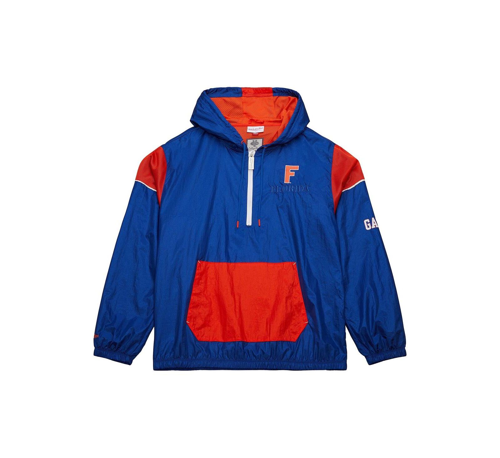 Mitchell & Ness Мужской анорак с винтажным логотипом Florida Gators королевский синий