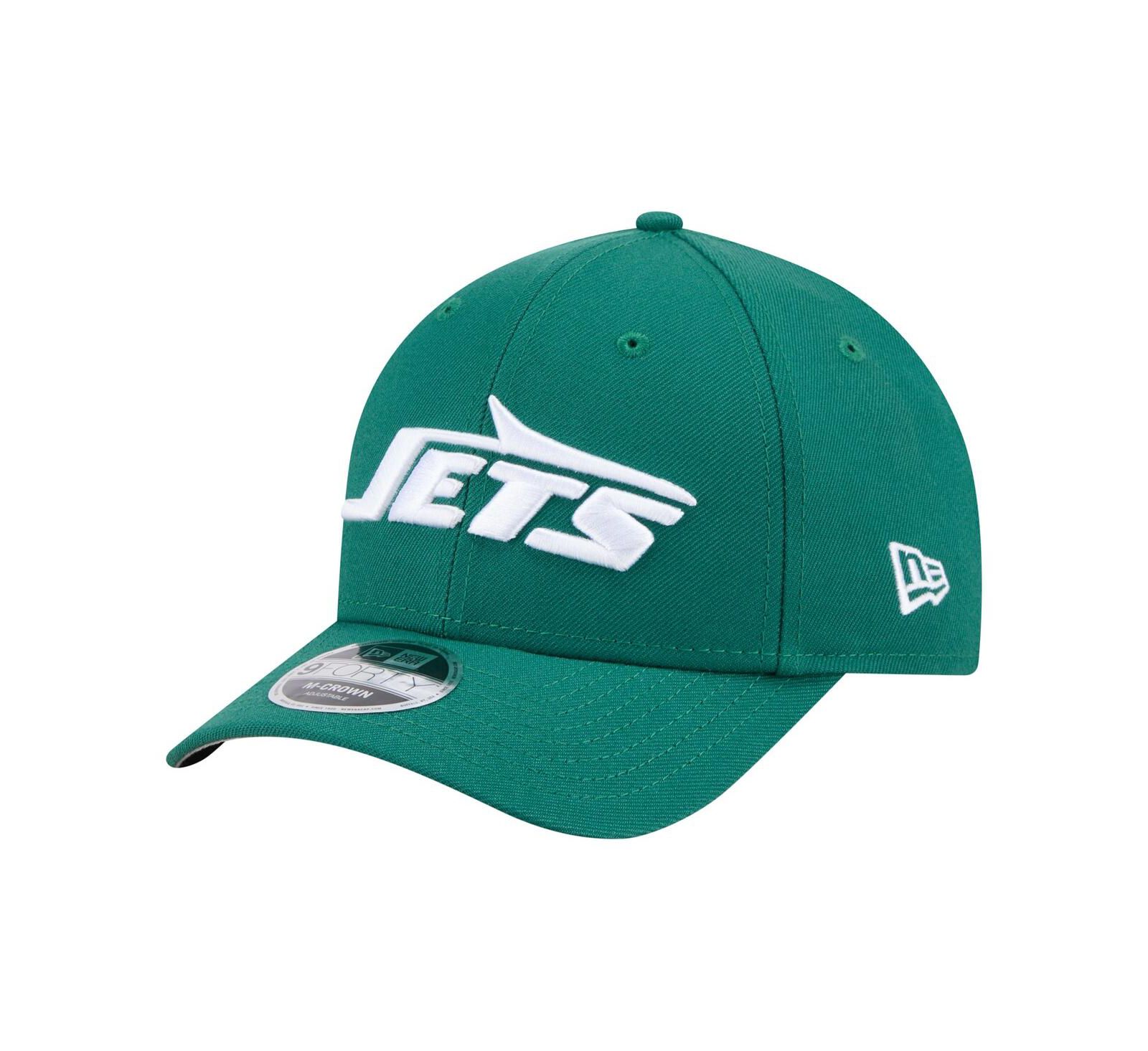 New Era Мужская зеленая кепка New York Jets Team Collection 9FORTY M-Crown регулируемая