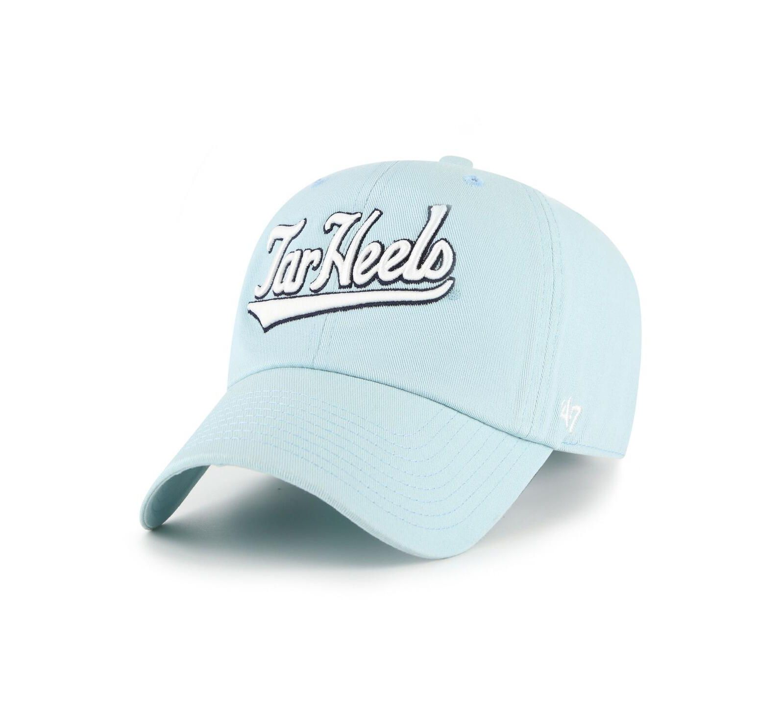 '47 Brand Мужская регулируемая кепка North Carolina Tar Heels Clean Up, Light Blue