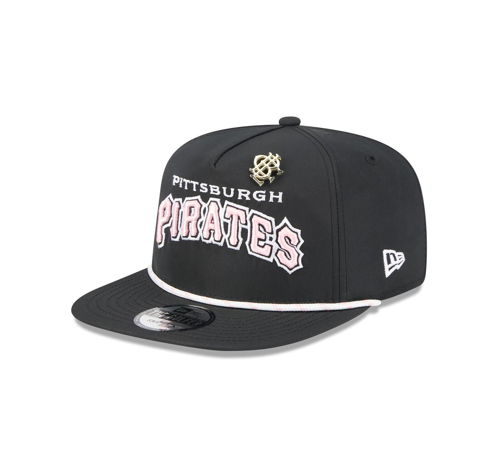 New Era кепка Men's Pittsburgh Pirates 2025 Big League Chew Golfer Snapback, черная