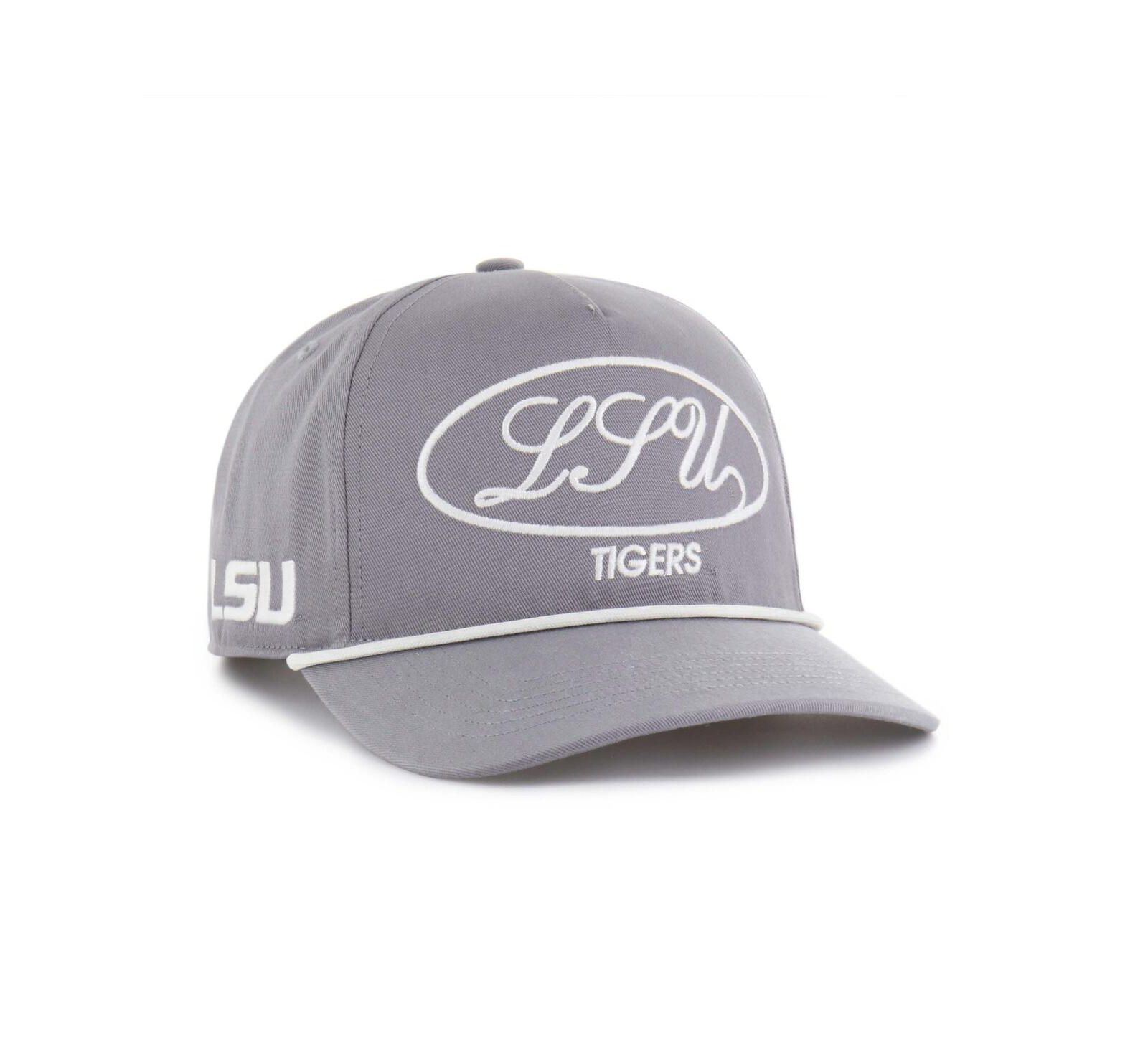 '47 Brand Men's Gray LSU Tigers Contemporary Basics Foundational Rope Hitch Adjustable Hat