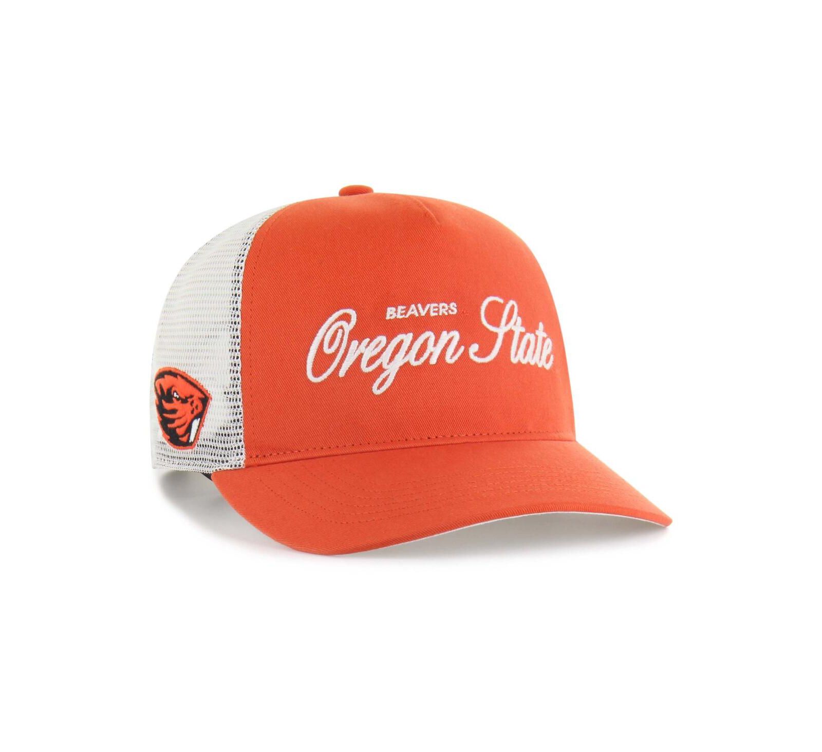 '47 Brand Men's and Women's Orange Oregon State Beavers Contemporary Basics Foundation Trucker Hitch Adjustable Hat