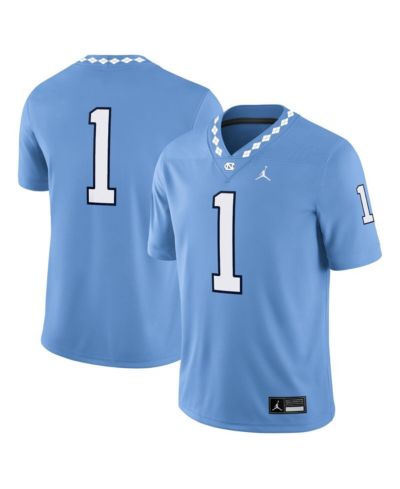 Jordan Men's 1 Carolina Blue North Carolina Tar Heels Game Jersey